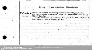 Theorie Deutung molekulare Eigenschaften