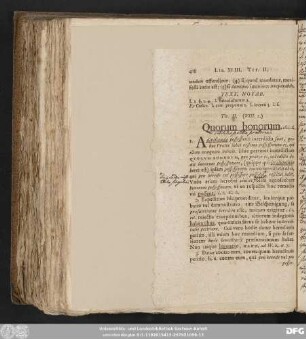 Tit. II. (VIII. 2.) Quorum bonorum.