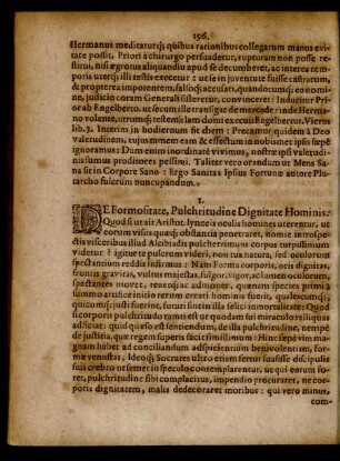 De Formositate, Pulchritudine Dignitate Hominis ...