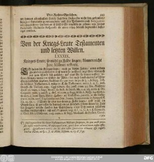 Von der Kriegs-Leute Testamenten und letzten Willen.