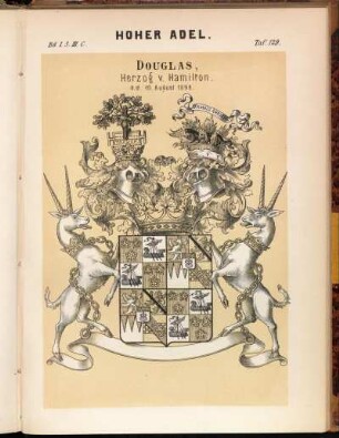 Taf. 129. Douglas, Herzog v. Hmilton. d. d. 10. August 1698.