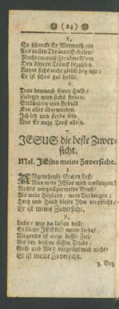 7. JESUS die beste Zuversicht