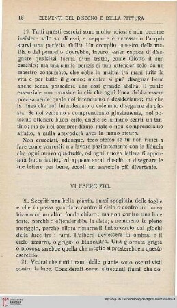 VI. Esercizio