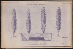 Konservatorium mit Theater, Istanbul: Denkmal, Schnitt 1:20