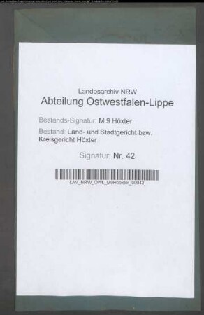 Bauer Anton Lingemann aus Albaxen.