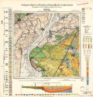 [3736] Niegripp, Geologische Karte von Preußen und benachbarten Bundesstaaten