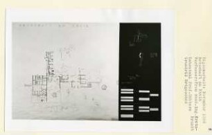 Botschaft am Rhein, Bonn-Bad Godesberg (Diplomarbeit bei Kurt Dübbers): Grundriss Erdgeschoss 1:200