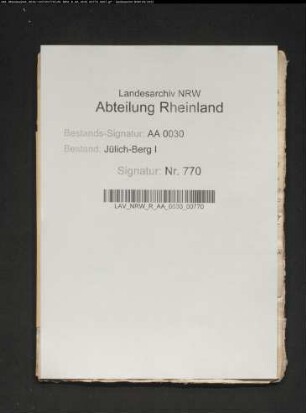 BEYENBURG, Kreuzherren