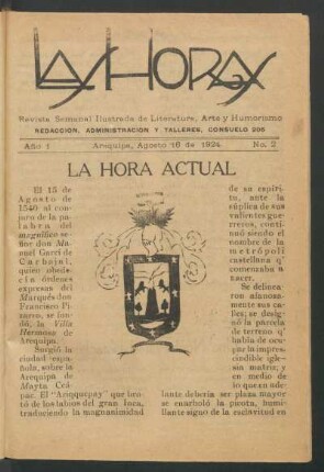 La hora actual