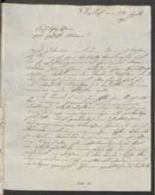 Brief von Georg Friedrich Märklin an Regensburgische Botanische Gesellschaft