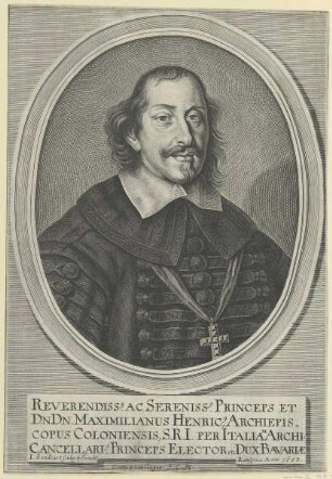 Bildnis des Maximilian Heinrich von Bayern