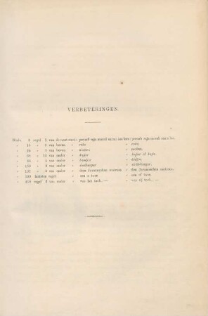 Verbeteringen