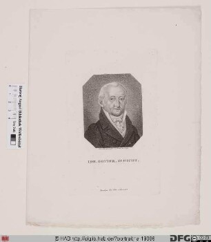 Bildnis Johann Gottfried Schicht