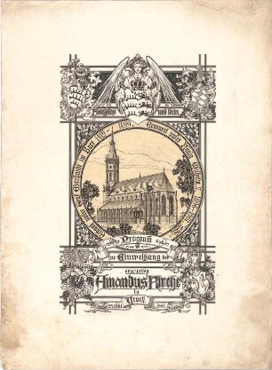 Dolmetsch, Heinrich; Bad Urach; Ev. Stadtkirche, Restaurierung - Programm zur Einweihung der erneuerten Amanduskirche in Urach