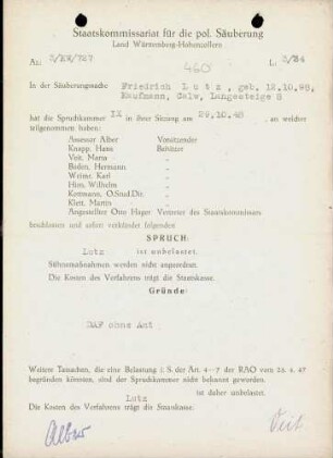 Lutz, Friedrich
