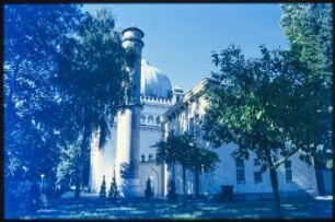 Seitenansicht der Wilmersdorfer Moschee