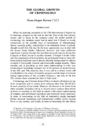 27-42, 4. The Global Growth of Criminology