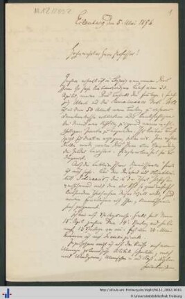 Brief vom 05.05.1896.