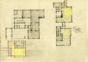 Rosenbauer, Gregor; Häuser, Wohnanlagen und Hallen - Wohnhaus (Grundrisse)