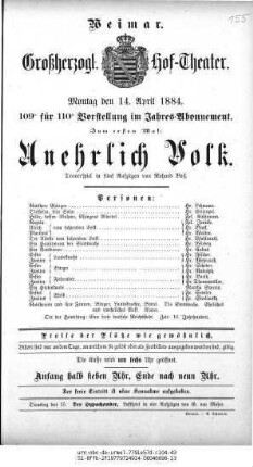 Unehrlich Volk