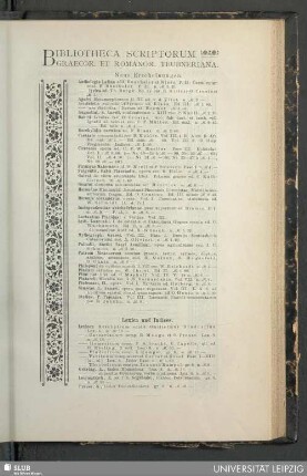 Verlagsveröffentlichungen Verlag B.G. Teubner, Leipzig