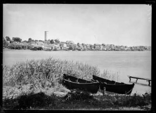 Nikolaiken (Mikolajki/Polen). Stadtansicht