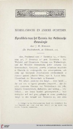 Nederlandsche en andere Oudheden