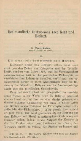 635-689 Der moralische Gottesbeweis nach Kant und Herbart