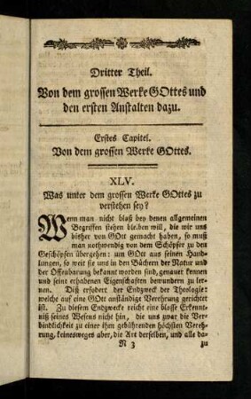 197-207, Erstes Capitel (XLV - XLVII)