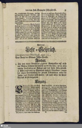 Andertes Lehr-Gespräch