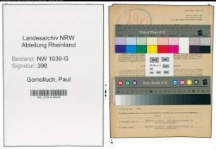 Entnazifizierung Paul Gomolluch , geb. 19.03.1907 (Kaufmann)