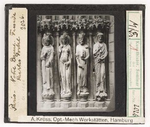 Paris, Notre Dame: Westfassade, rechtes Portal