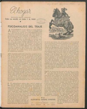 Psicoanálisis del traje