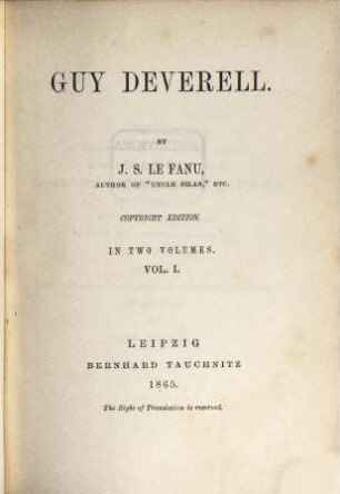 Guy Deverell. 1