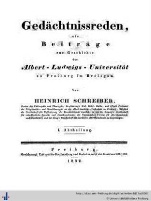 Die Stifter des Hauses zum Frieden : Joseph Lukas Meyer, Melchior Fattlin