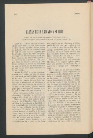 Cartas de un abogado a su hijo