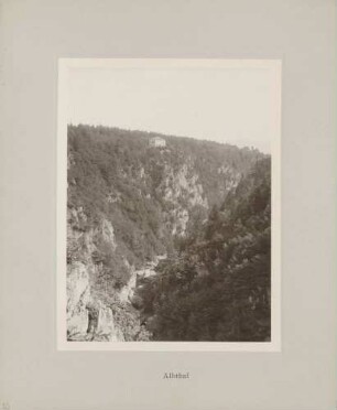 Blick ins Albtal im Schwarzwald