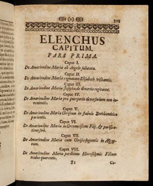 329-332, Elenchus Capitum