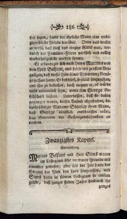 Zwanzigstes Kapitel. Unterredung.
