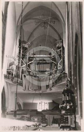 Orgelempore der Elisabethkirche Breslau