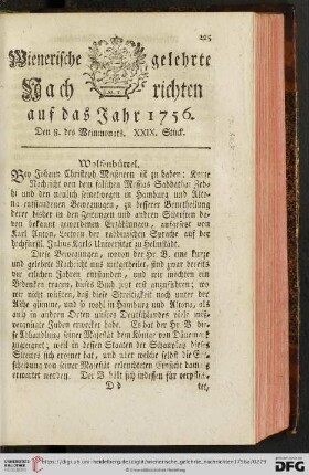 Den 8. des Weinmonats. XXIX. Stück