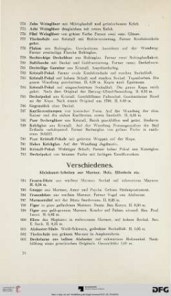 Verschiedenes (Nr. 794-839)