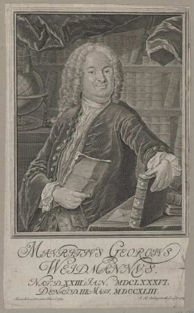 Bildnis des Mavritivs Georgivs Weidmannvs