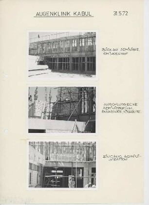 Augenklinik, Kabul, 1971-1973