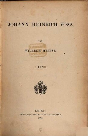 Johann Heinrich Voß. 1