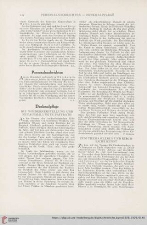 Denkmalpflege
