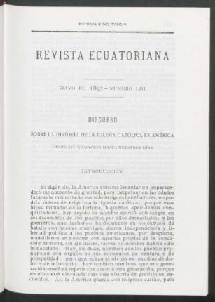 Mayo de 1893 - Número LIII