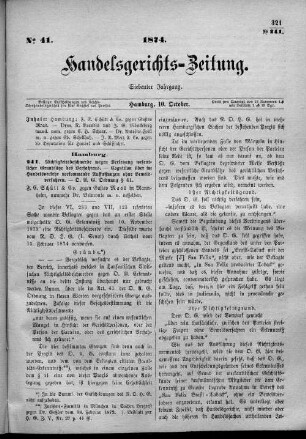 No. 41. 10. Oktober 1874