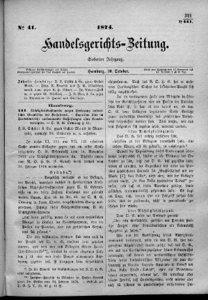 No. 41. 10. Oktober 1874