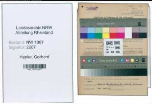 Entnazifizierung Gerhard Henke , geb. 19.07.1911 (Ingenieur)
